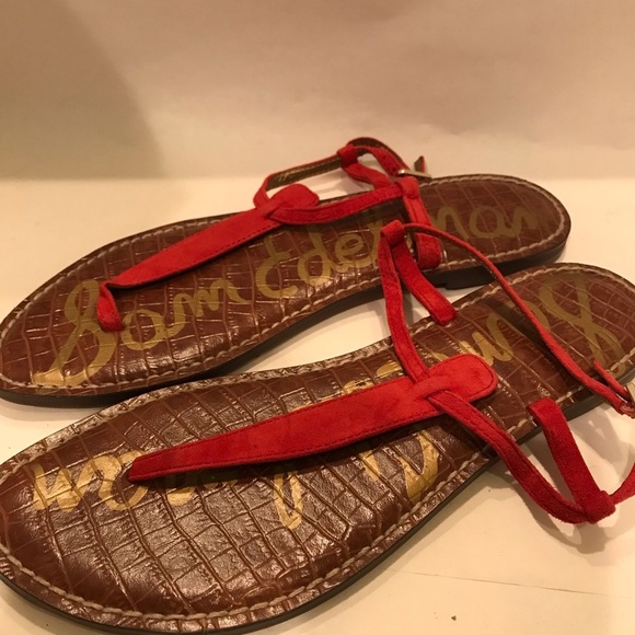 Red Sandals - Picture 1 of 2